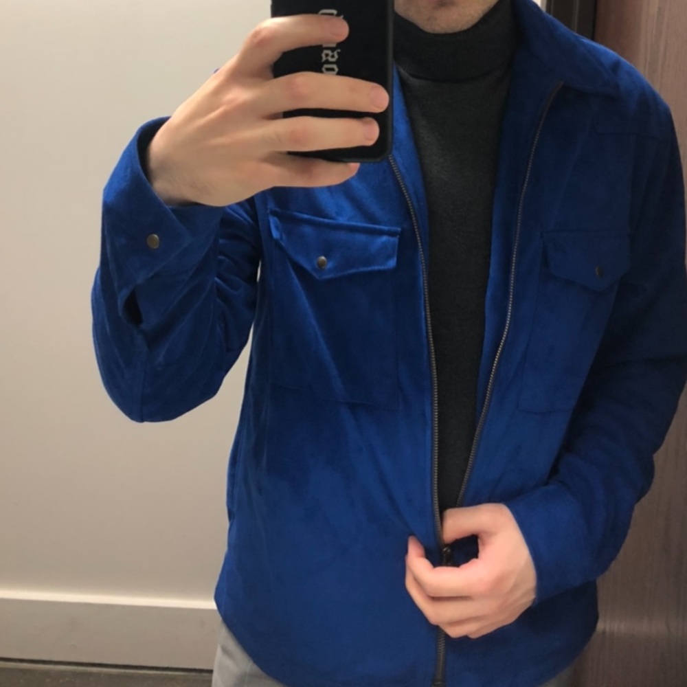 Urban outfitters men’s zip up shirt jacket